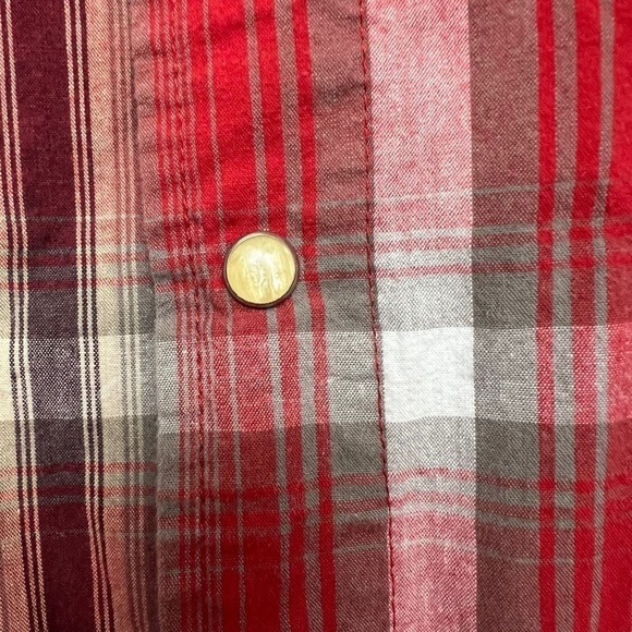 MK Machine Men's Western Long Sleeve Snap Front Shirt Large - Picture 3 of 4